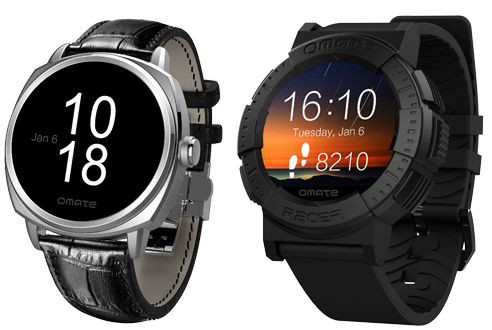 CES 2015. Умные часы Omate Roma и Racer с круглыми сенсорными экранами