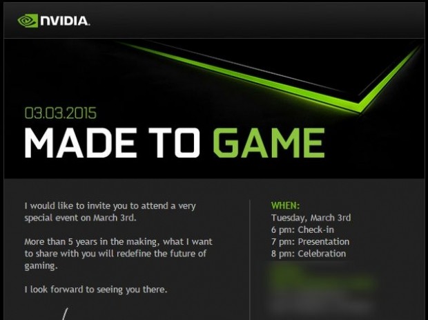 3 марта nVidia может анонсировать новый игровой планшет
