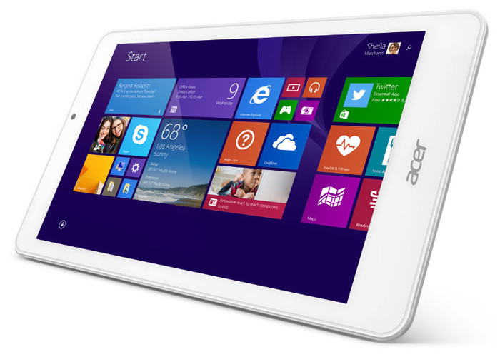 В России начинаются продажи недорогого Windows-планшета Acer Iconia Tab 8 W