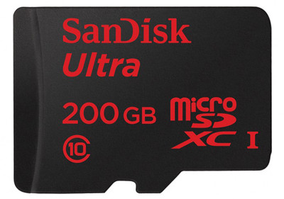 MWC 2015. SanDisk представила карту MicroSD емкостью 200 Гб