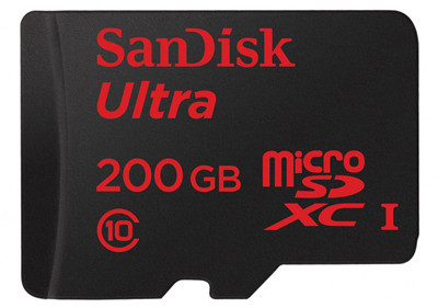 MWC 2015. SanDisk представила карту MicroSD емкостью 200 Гб картинка MWC 2015. SanDisk представила карту MicroSD емкостью 200 Гб