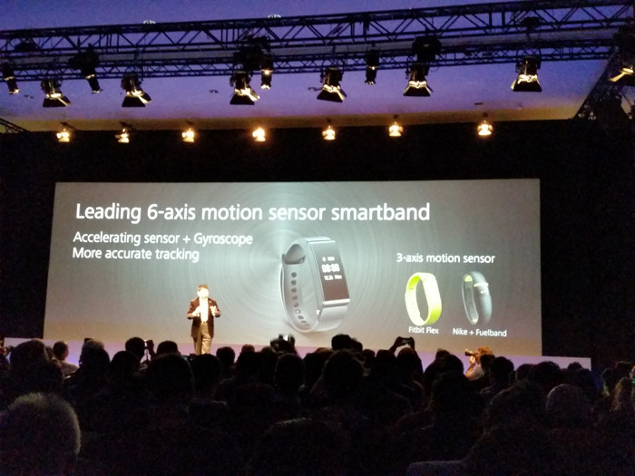 MWC 2015. Huawei TalkBand B2: очередной гибрид фитнес-браслета и Bluetooth-гарнитуры