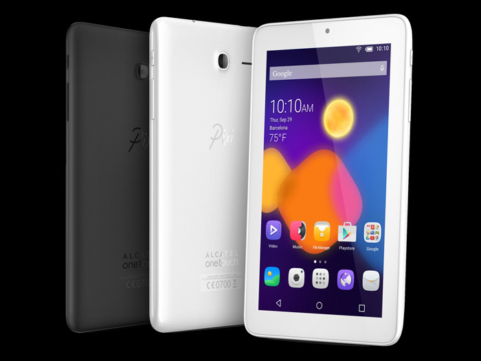 MWC 2015. Смартфоны и планшеты серии Alcatel One Touch Pixi 3