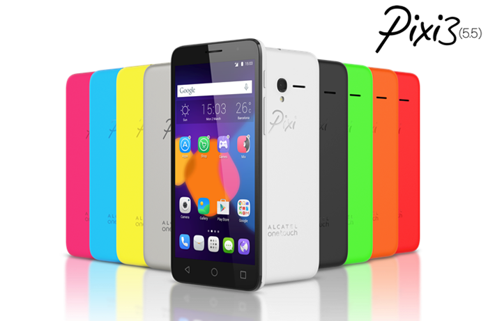 MWC 2015. Смартфоны и планшеты серии Alcatel One Touch Pixi 3