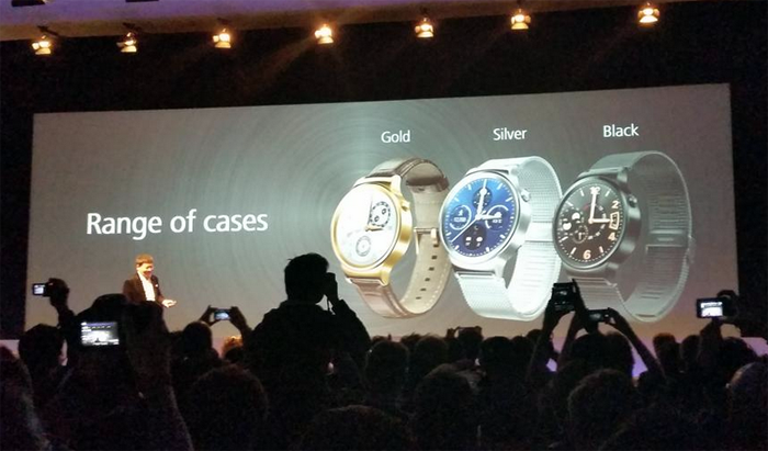 MWC 2015. Умные часы Huawei Watch с сапфировым стеклом на Android Wear