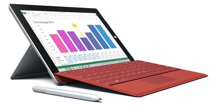 Microsoft представляет планшет Surface 3