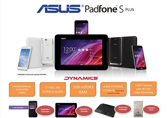 ASUS выпустила обновленную версию смартфона Padfone S – Padfone S Plus