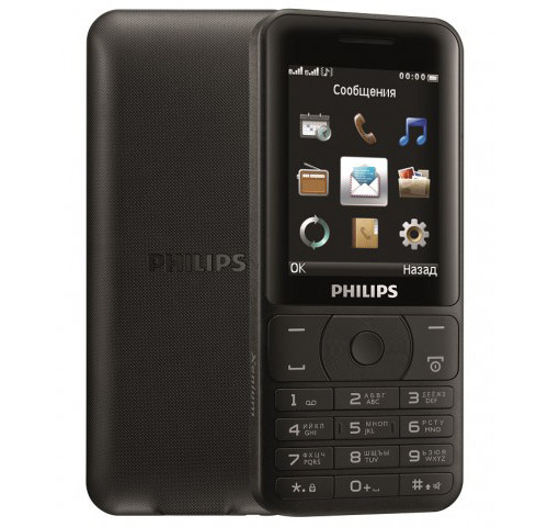 Philips Xenium E180 может проработать в автономном режиме до 139 дней