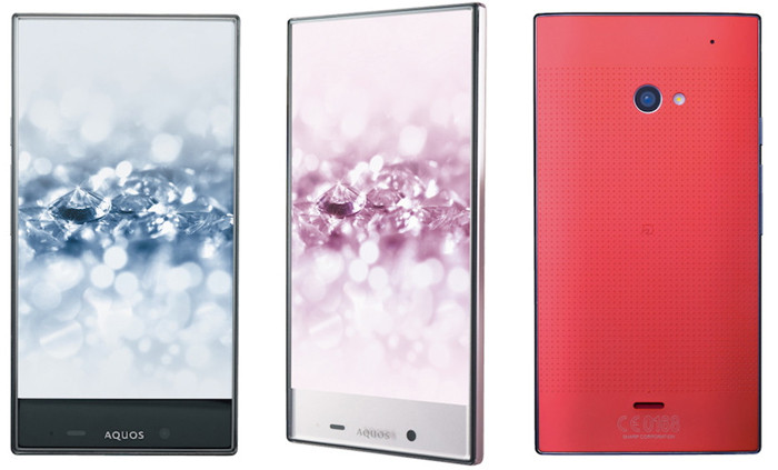 В Японии анонсирован «безрамочный» смартфон Sharp Aquos Crystal 2