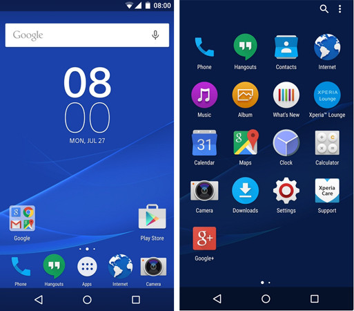 Sony создает новый интерфейс для своих Android-фонов