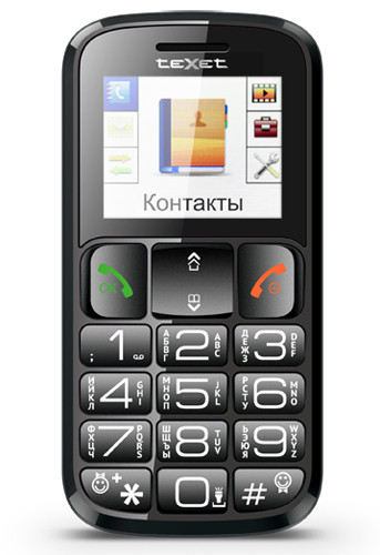 Texet ТМ-В114: очередной телефон с большими кнопками для пожилых людей 
