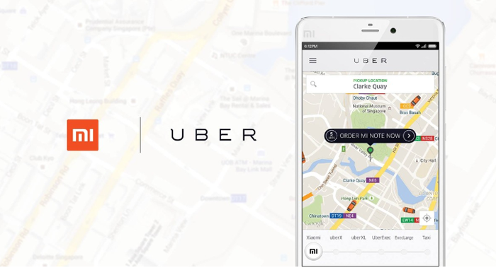 В Малайзии и Сингапуре смартфон Xiaomi можно будет заказать через приложение Uber