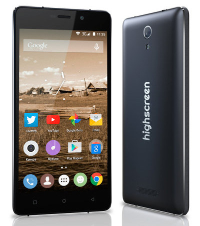 Highscreen Power Five: смартфон с 5-дюймовым AMOLED-экраном и батареей на 5 000 мАч