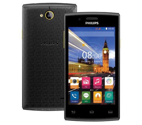 Philips S307: 4-дюймовый Android-смартфон за 4 990 рублей