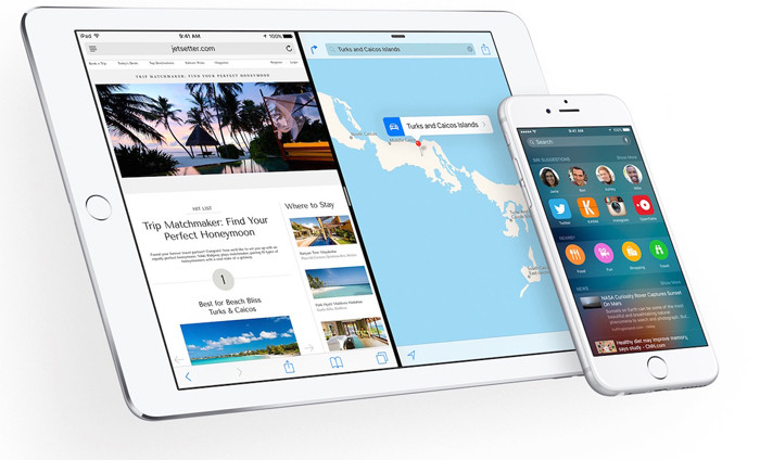 iOS 9 доступна для пользователей iPhone, iPad и iPod touch