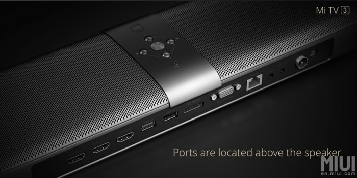 В Китае представлен 4K-телевизор Xiaomi  Mi TV 3 необычной конструкции