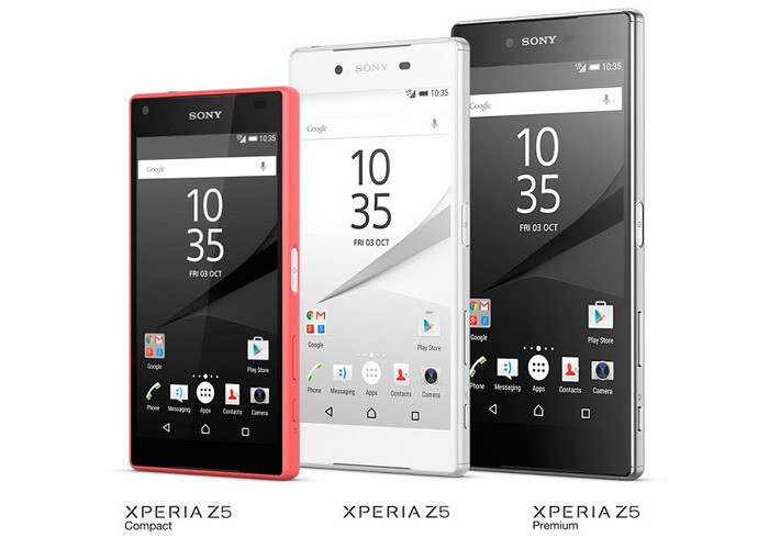 Объявлены официальные российские цены на смартфоны Sony семейства Xperia Z5