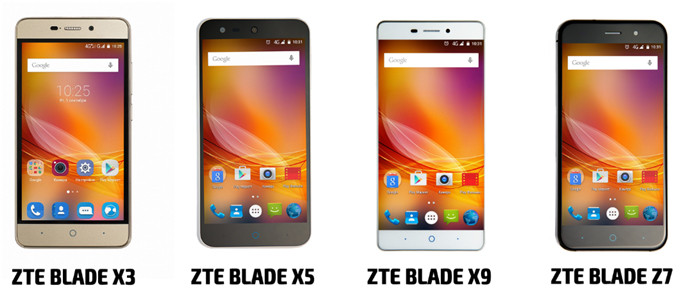 ZTE анонсировала в России 4 смартфона семейства Blade 