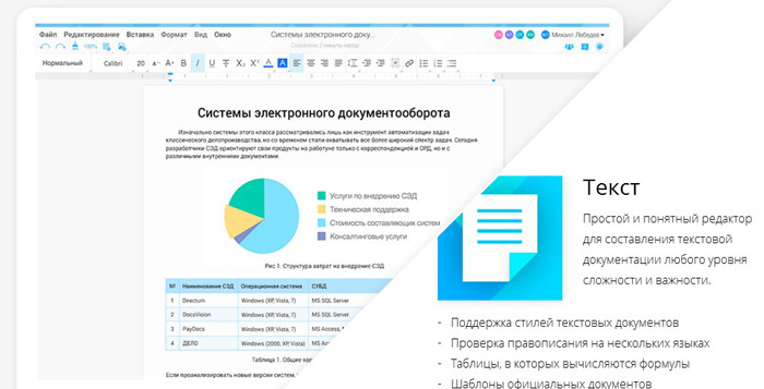 Российские разработчики представили аналог Microsoft Office