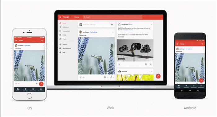Google+ начал изменения с дизайна