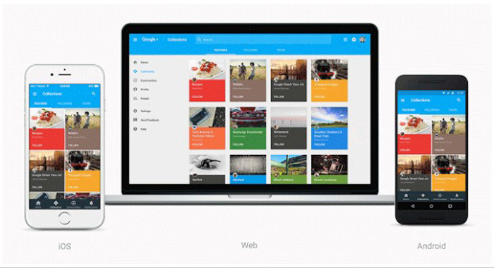 Google+ начал изменения с дизайна