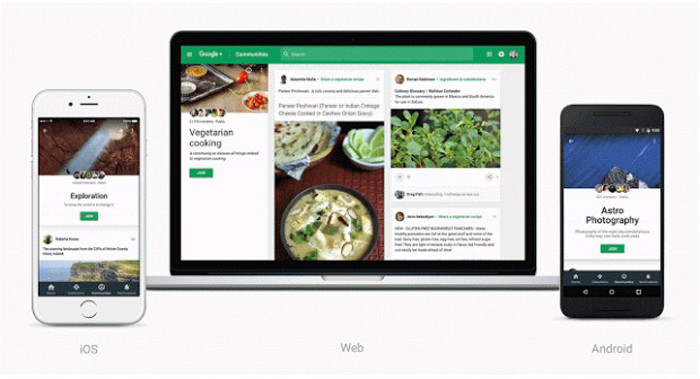 Google+ начал изменения с дизайна
