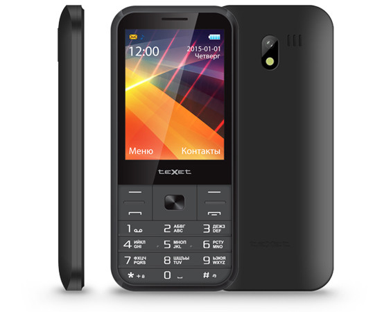 Texet TM-229: кнопочный телефон с 2,8-дюймовым экраном