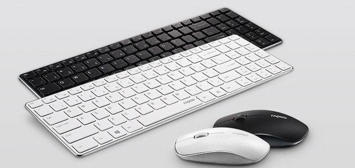 Rapoo представляет беспроводной комплект с алюминиевой клавиатурой