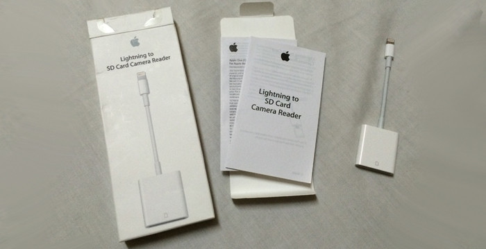 Apple представила картридер для iPad и iPhone