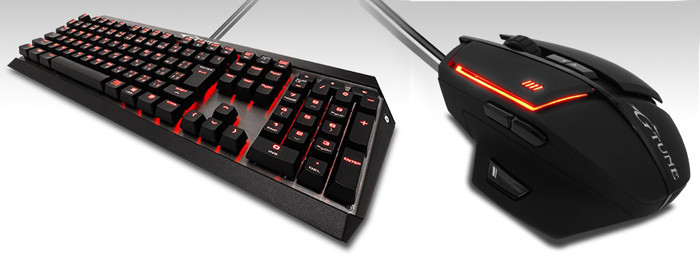 Mouse Computer выпустила новые игровые клавиатуру и мышь G-Tune