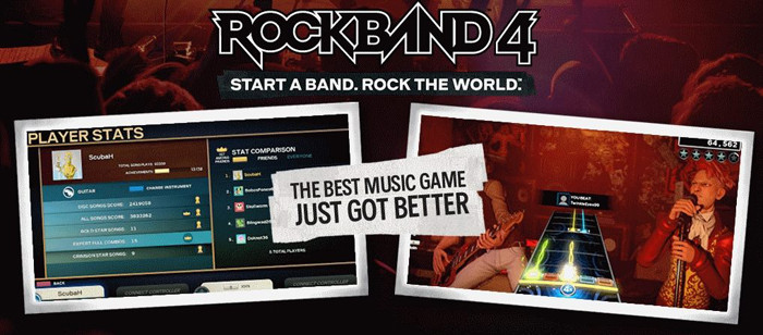 По случаю предстоящих праздников Rock Band 4 получила обновление