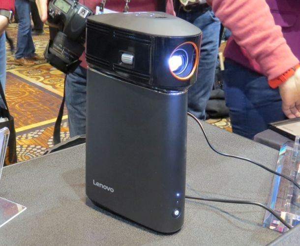 CES 2016. Lenovo показала мини-компьютер IdeaCentre 610S со съемным проектором