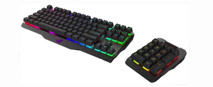 ASUS анонсировалановую клавиатуру линейки ROG