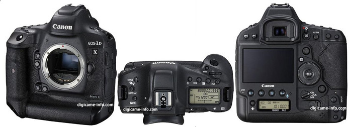 В Сеть попали характеристики Canon EOS-1D X Mark II