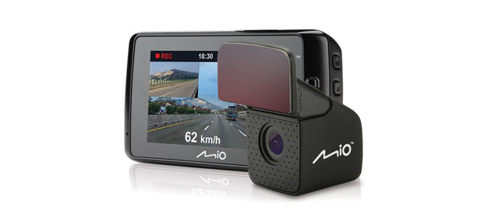 Mio Technology представила видеорегистратор с двумя Full HD-камерами