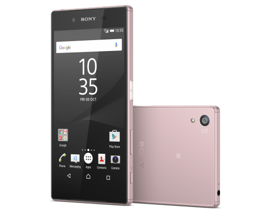 Sony выпустила розовую версию флагманского смартфона Xperia Z5