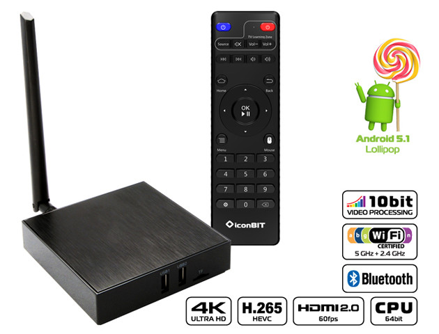 Начинаются продажи медиаплеера и Android-телеприставки iconBIT XDS94K