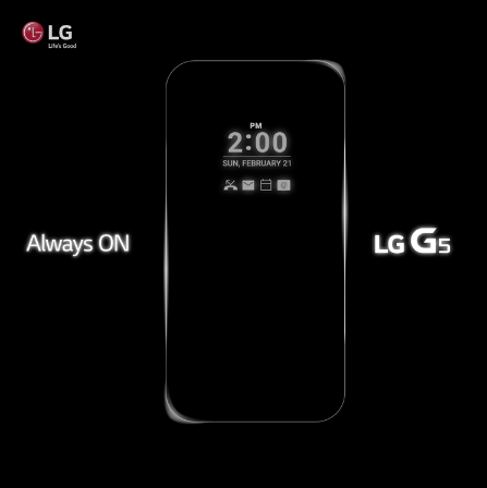 Смартфон LG G5 оснастят невыключающимся экраном