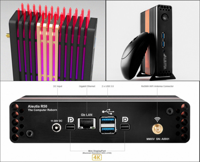 Стартовали продажи первых безвентиляторных NUC Aleutia R50