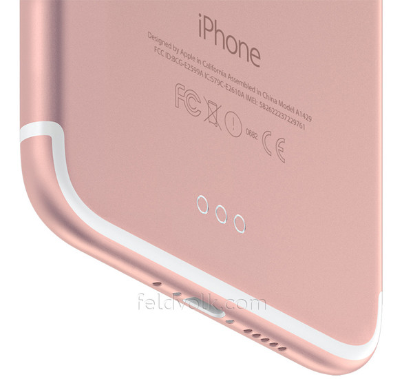 Опубликована «шпионская» фотография iPhone 7 Plus с двойной задней камерой