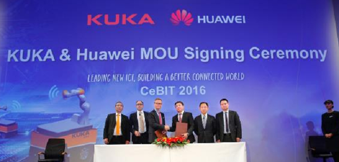 CeBIT 2016. KUKA и Huawei заключили соглашение о партнерстве 