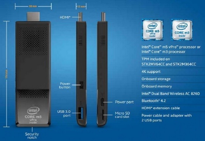 Intel готовит к выпуску мини-ПК Compute Stick
