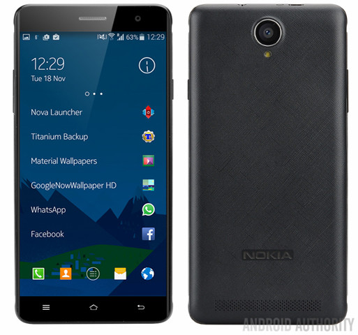 Опубликовано изображение Android-смартфона Nokia A1