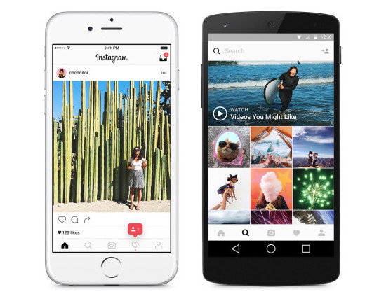 В Instagram радикально поменяли дизайн приложений для Android и iOS