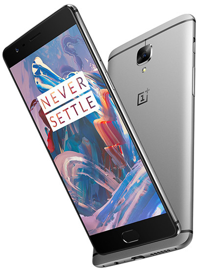 Опубликовано официальное изображение смартфона OnePlus 3 с AMOLED-экраном