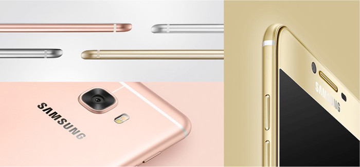 Samsung анонсировала металлический смартфон среднего класса Galaxy C5