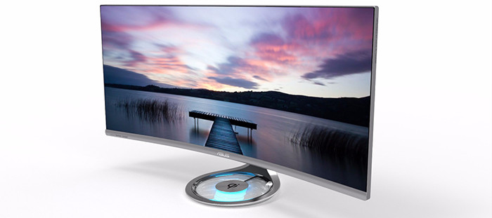 Computex 2016. Изогнутый монитор ASUS Designo Curve MX34VQ с возможностью беспроводной подзарядки гаджетов