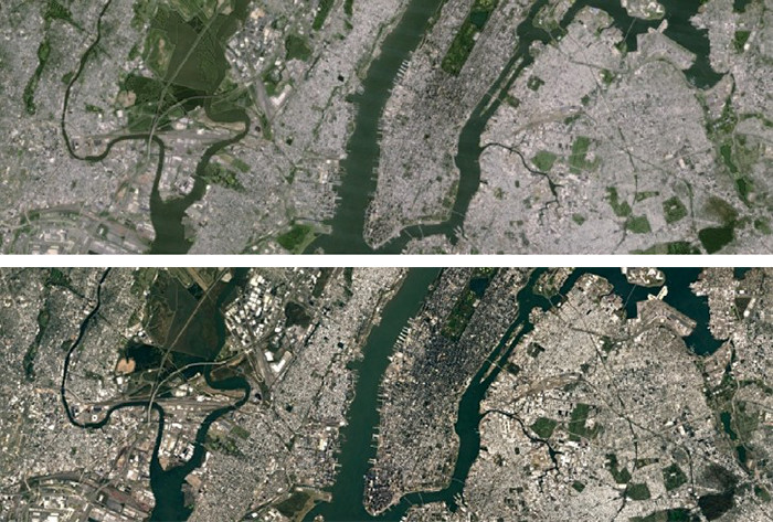 Четкость снимков местности на картах Google Maps значительно возросла
