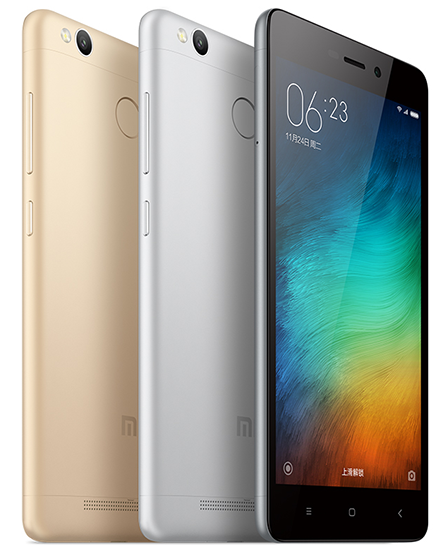 Xiaomi анонсировала бюджетный смартфон Redmi 3s с батареей на 4 100 мАч