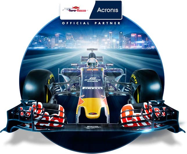 Acronis и команда Формулы-1 Toro Rosso объявили о начале постоянного сотрудничества